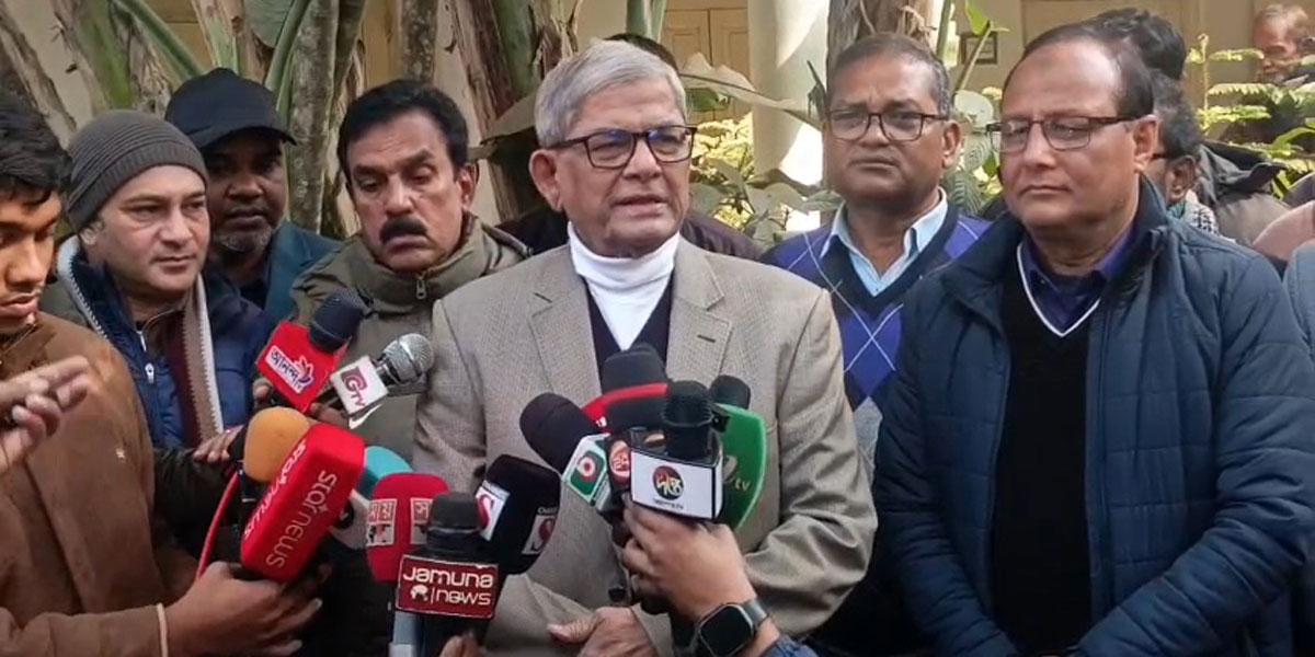 সরকারের ব্যর্থতায় অবৈধ অস্ত্র উদ্ধার হয়নি: মির্জা ফখরুল