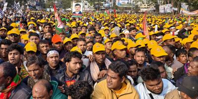 সিলেটে মিছিলে-স্লোগানে মুখরিত জনসভাস্থল