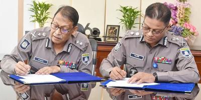 দায়িত্ব গ্রহণ করেছেন নবনিযুক্ত আইজিপি