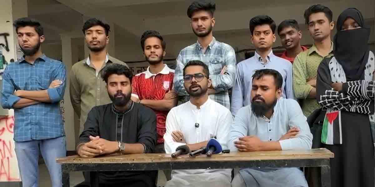 বৃত্তির ফয়সালা না করে উপাচার্যকে আমেরিকা সফরে যেতে দেওয়া হবে না : জবি ছাত্র অধিকার সভাপতি