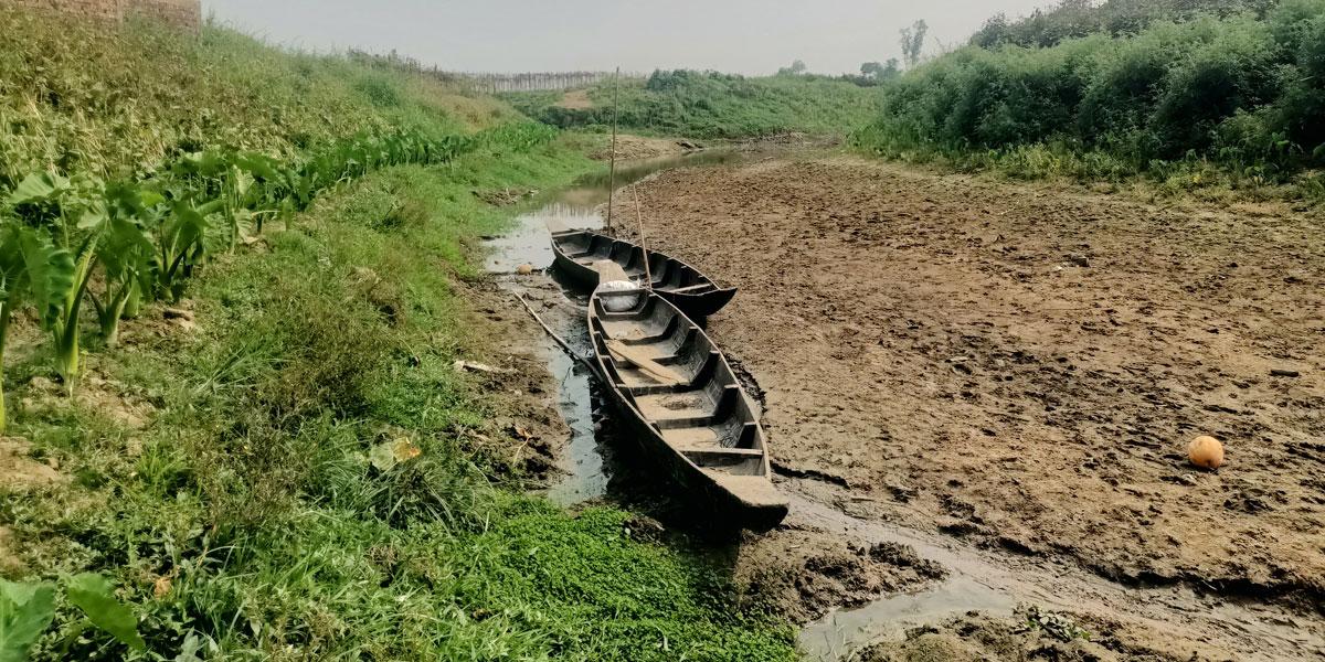 পানিশূন্য মাহালিয়া খাল, দুশ্চিন্তায় কৃষক