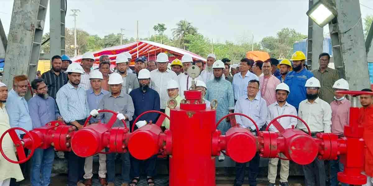 কুমিল্লার শ্রীকাইলে ৫ নম্বর কূপ উদ্বোধন, প্রতিদিন মিলবে ৮ মিলিয়ন ঘনফুট গ্যাস
