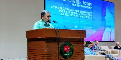 নারীদের অবদান যুক্ত করলে জিডিপি ৩ গুণ বাড়বে: সিইসি