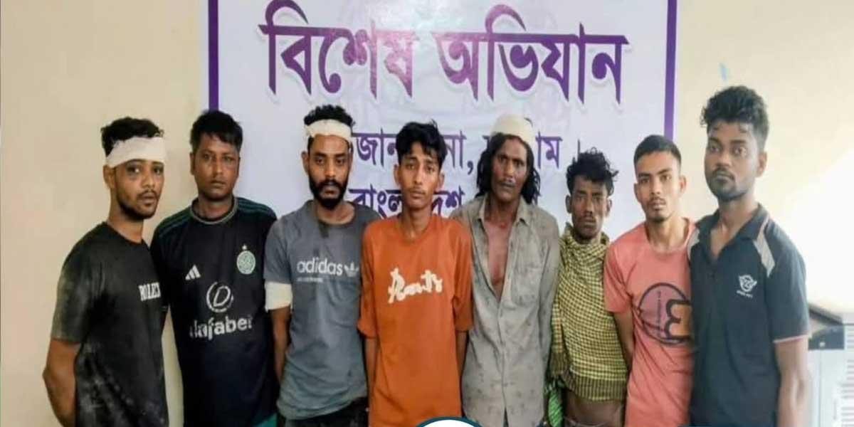 রাউজানে সংঘবদ্ধ আন্তঃজেলার ৯ ডাকাত আটক