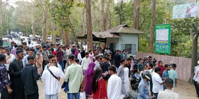 প্রকৃতির টানে ভিড়, প্রকৃতিই এখন চাপে