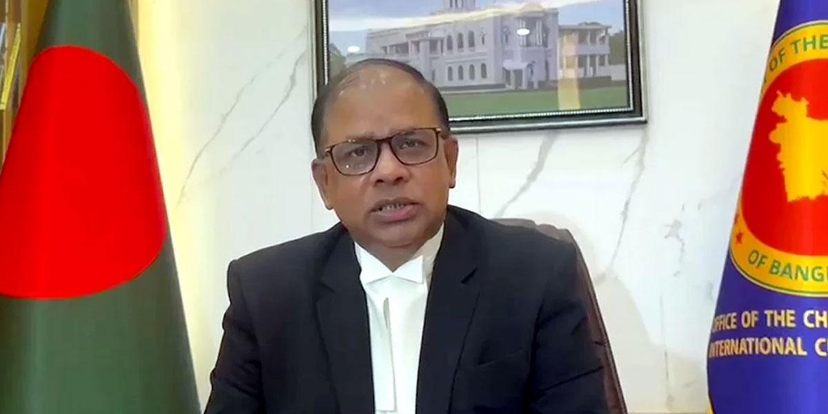 শেখ হাসিনার পক্ষে চিঠি দিলে আইনি ব্যবস্থা: চিফ প্রসিকিউটর