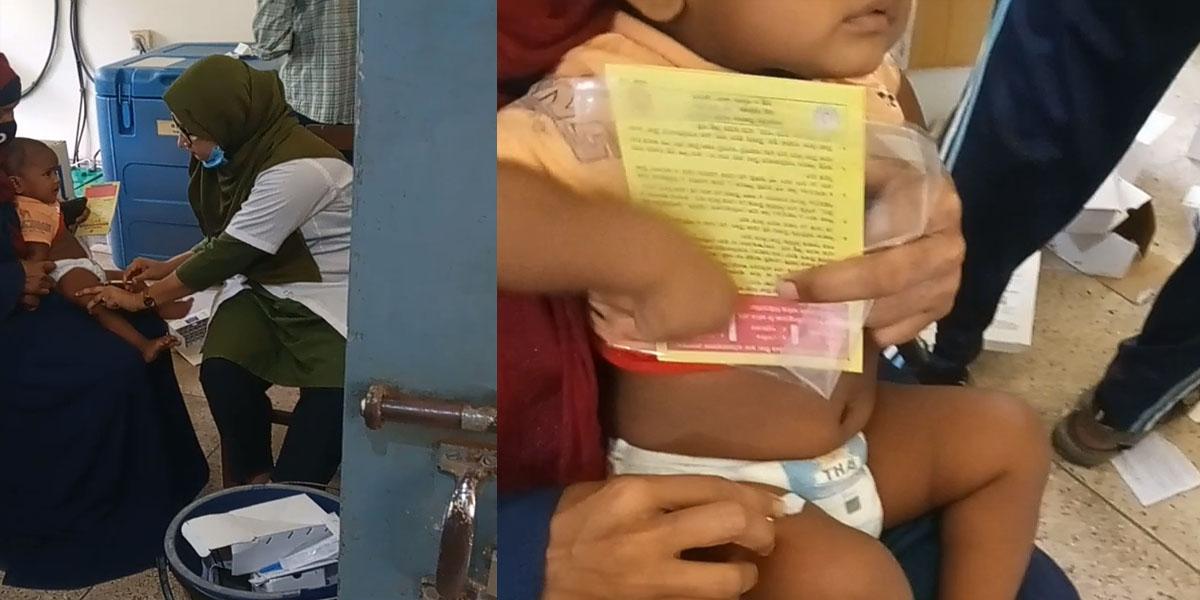 হাতিয়া স্বাস্থ্য কমপ্লেক্সে শিশুদের টিকাদানে অব্যবস্থাপনা ও দুর্ব্যবহারের অভিযোগ