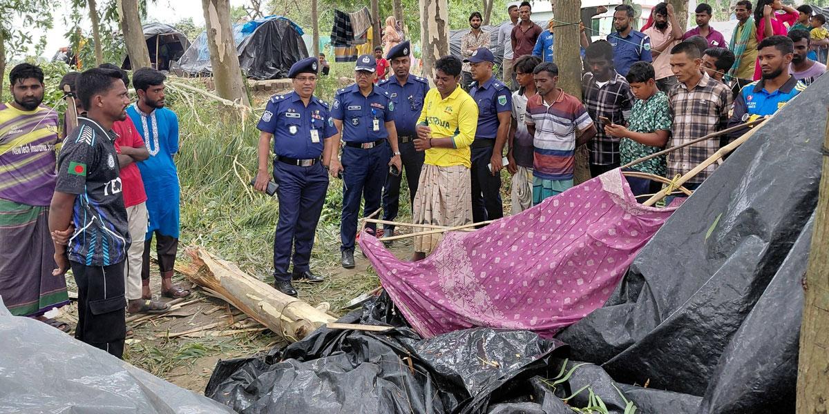 নওগাঁয় কালবৈশাখী ঝড়ে অন্তঃসত্ত্বা নারী নিহত