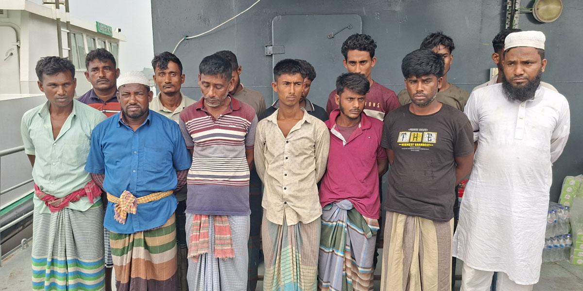 মায়ানমারে পণ্যপাচারের মূলহোতা আজিম উল্লাহসহ ১৪ জন আটক