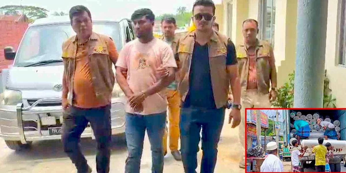 হাতিয়ায় ৬০ লাখ টাকার চোরাই কাপড়সহ সাবেক স্বেচ্ছাসেবক দল নেতা আটক