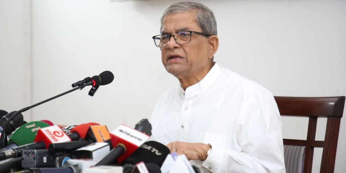 আওয়ামী লীগের কারণে দেশের মানুষ পানির ন্যায্য হিস্যা থেকে বঞ্চিত:  মির্জা ফখরুল