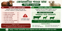 কোরবানির পশুর নাম বিকৃতি ও শুদ্ধাচার