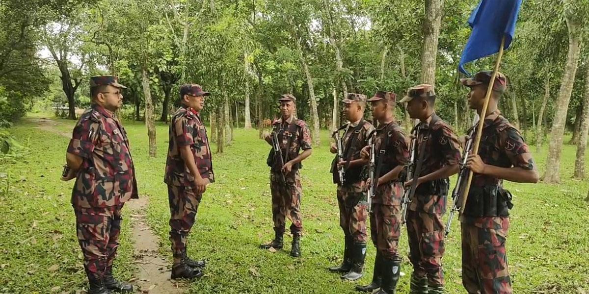 ব্রাহ্মণবাড়িয়ায় পুশইন ও চামড়া পাচার রোধে সতর্ক বিজিবি