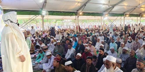 কুমিল্লায় ঈদ জামাতে মুসলিম উম্মাহর শান্তি কামনা