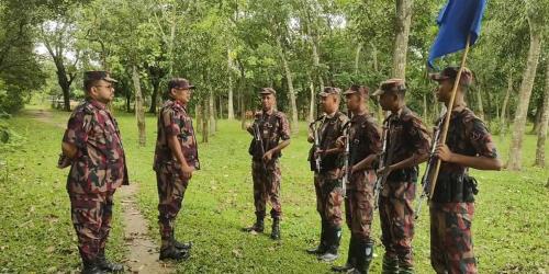 ব্রাহ্মণবাড়িয়ায় পুশইন ও চামড়া পাচার রোধে সতর্ক বিজিবি
