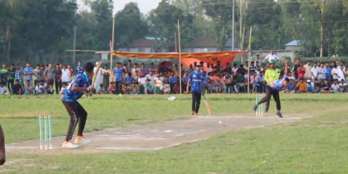 গয়ারডোবায় ক্রিকেট উৎসব