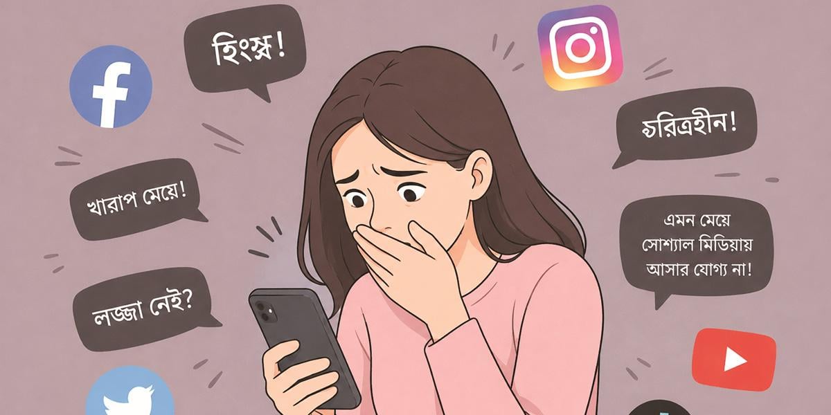 অনলাইনে নারীরাই কেন কটূক্তির শিকার?