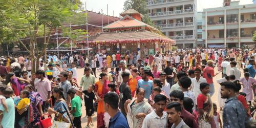 সোনারগাঁওয়ে লোকনাথ ব্রহ্মচারীর তিরোধান দিবস উদযাপন, লাখো ভক্তদের ঢল