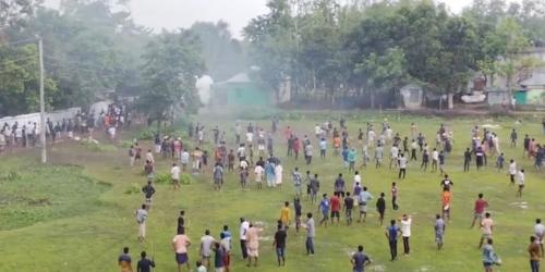 বানিয়াচংয়ে দুই ঘণ্টাব্যাপী সংঘর্ষ, আহত ৫০