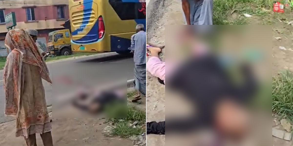 চাঁদপুরে বাসের ধাক্কায় বৃদ্ধা নিহত