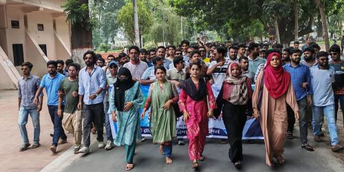 ছাত্রলীগ নেতাকর্মীদের ধরিয়ে দিলে ১০ হাজার টাকা পুরস্কার ঘোষণা রাবি ছাত্রদলের