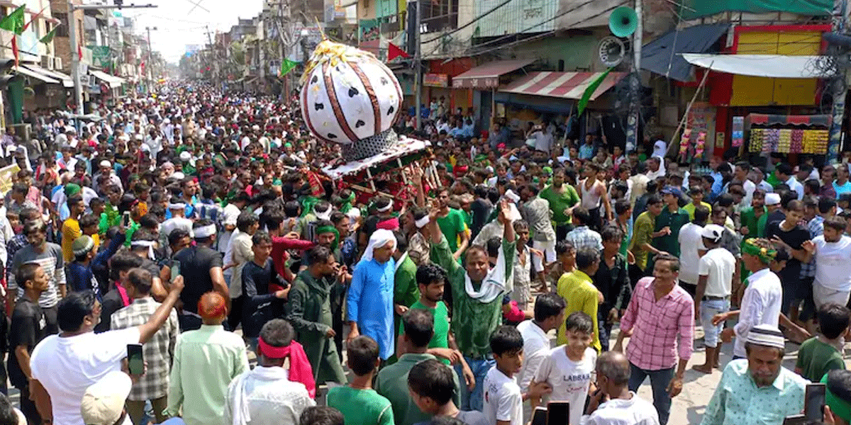 ভারতে তাজিয়া মিছিলে বিদ্যুৎস্পৃষ্ট হয়ে নিহত ৩