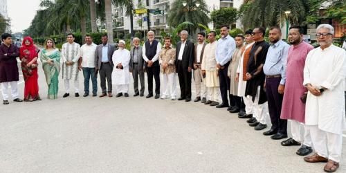রূপায়ণ সিটি উত্তরা পরিদর্শন করলেন রিহ্যাব নেতারা