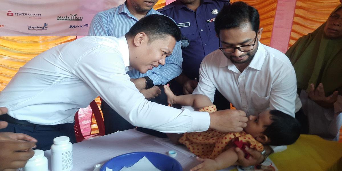 হিলিতে ভিটামিন এ প্লাস ক্যাম্পেইনের উদ্বোধন