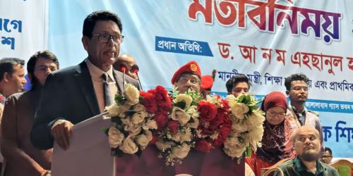 প্রশ্নফাঁসের গুজব ছড়ালে গ্রেপ্তার: সিলেটে শিক্ষামন্ত্রী