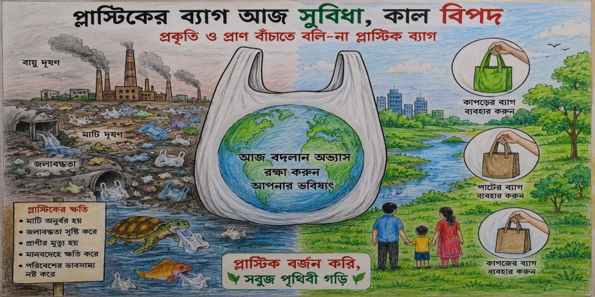 মানবস্বাস্থ্যের ক্ষেত্রে প্লাস্টিকের ক্ষতিকর প্রভাব উদ্বেগজনক