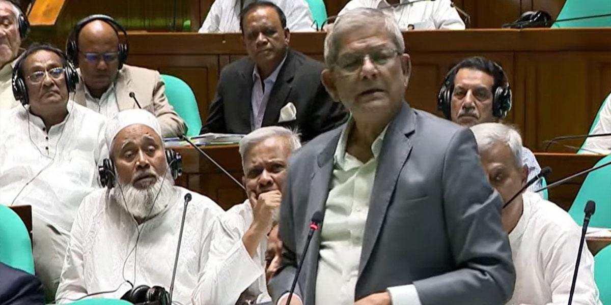 বিরোধী দলের এমপিদের জন্য বরাদ্দ ২০ কোটি টাকা: মির্জা ফখরুল