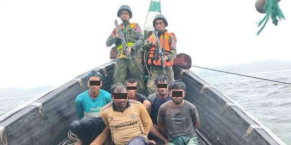 আরাকান আর্মির হাতে আটক ৫ রোহিঙ্গা মাঝিমাল্লা