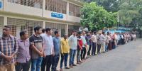 তেঁতুলিয়ায় ইউএনওর সম্মানহানির প্রতিবাদে বিক্ষোভ