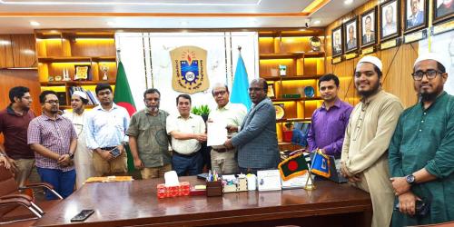 নোবিপ্রবির সঙ্গে জাপানের শিজুওকা বিশ্ববিদ্যালয়ের সমঝোতা স্মারক স্বাক্ষর