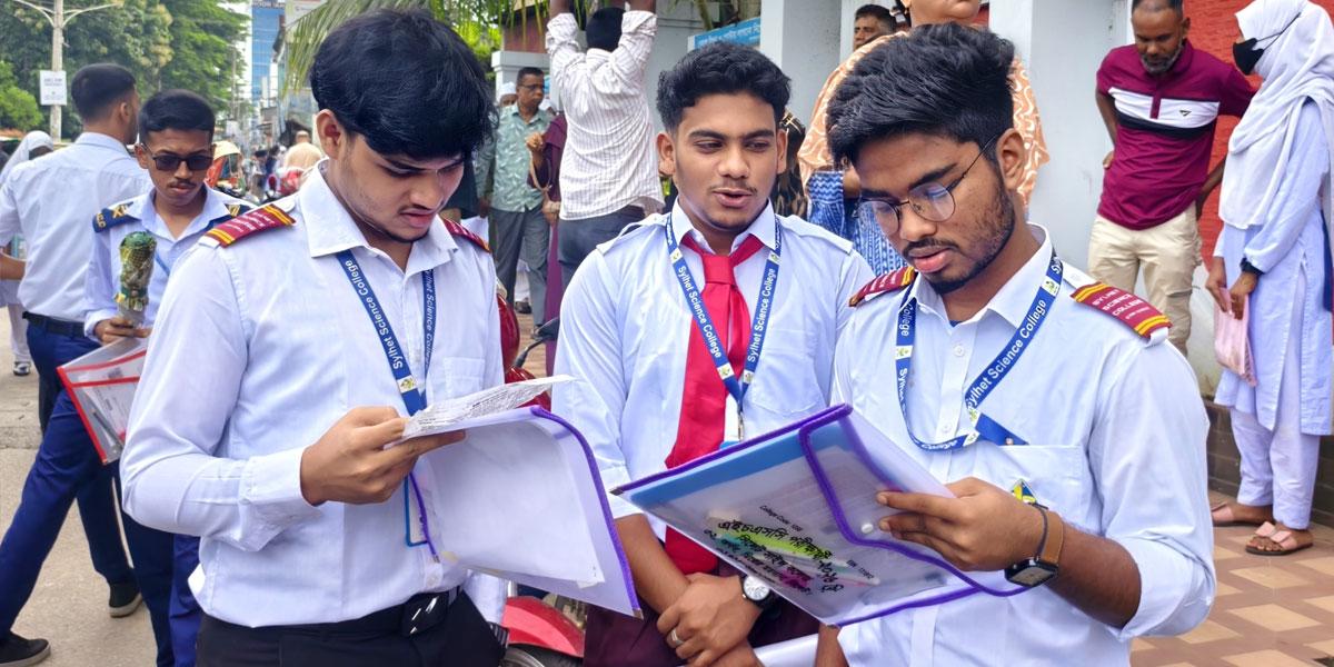 সিলেট বিভাগে ৯৬টি কেন্দ্রে  প্রথম দিনের এইচএসসি পরীক্ষা সম্পন্ন