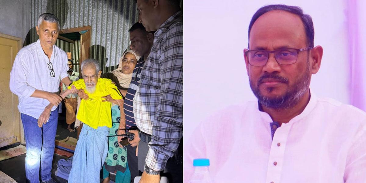 রস্তায় ফেলে যাওয়া বৃদ্ধের দায়িত্ব নিলেন প্রতিমন্ত্রী টুকু