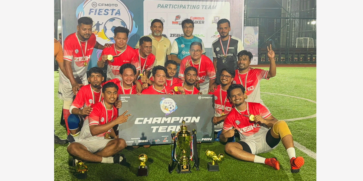 উৎসবমুখর পরিবেশে অনুষ্ঠিত হলো ‘CFMOTO Fiesta Football Tournament 2026’