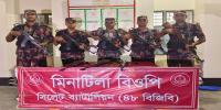 সিলেট সীমান্তে ভারতীয় ৪ এয়ারগান জব্দ
