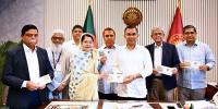 পল্লী উন্নয়ন দিবস উপলক্ষে স্মারক ডাকটিকিট উন্মোচন করলেন প্রধানমন্ত্রী