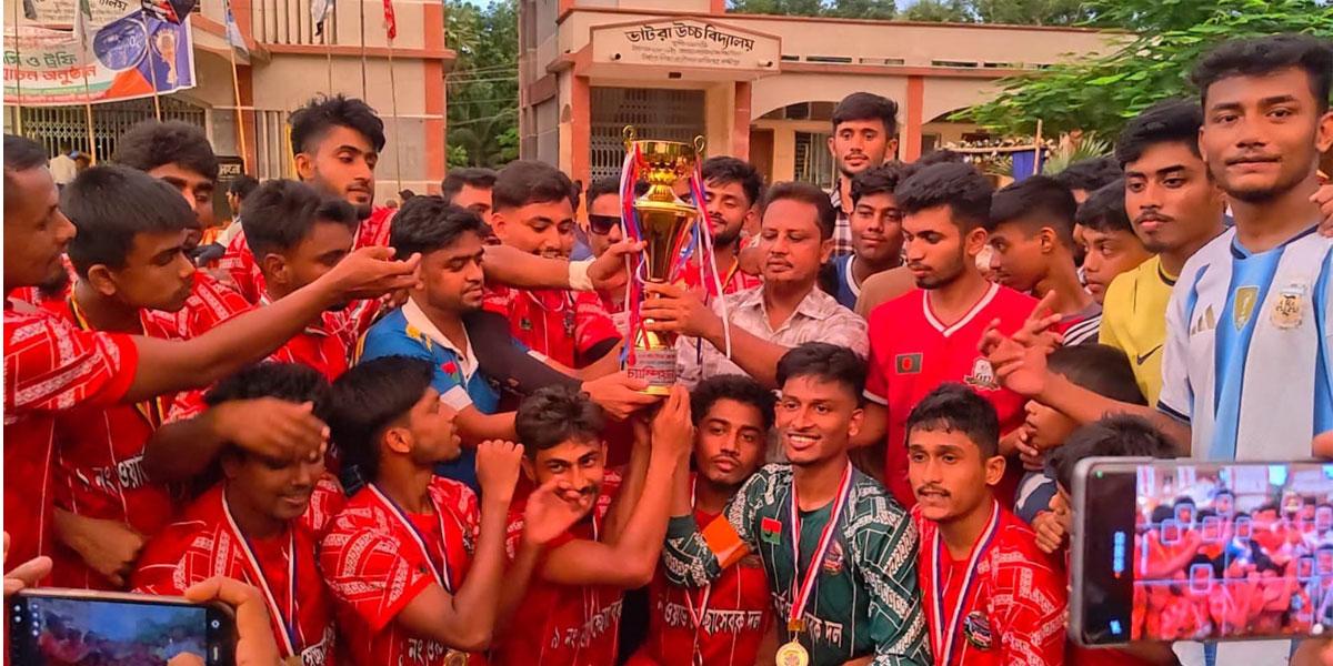 ফুটবল: লক্ষ্মীপুরে চ্যাম্পিয়ন ‘জাফরনগর স্মার্ট ভিলেজ’