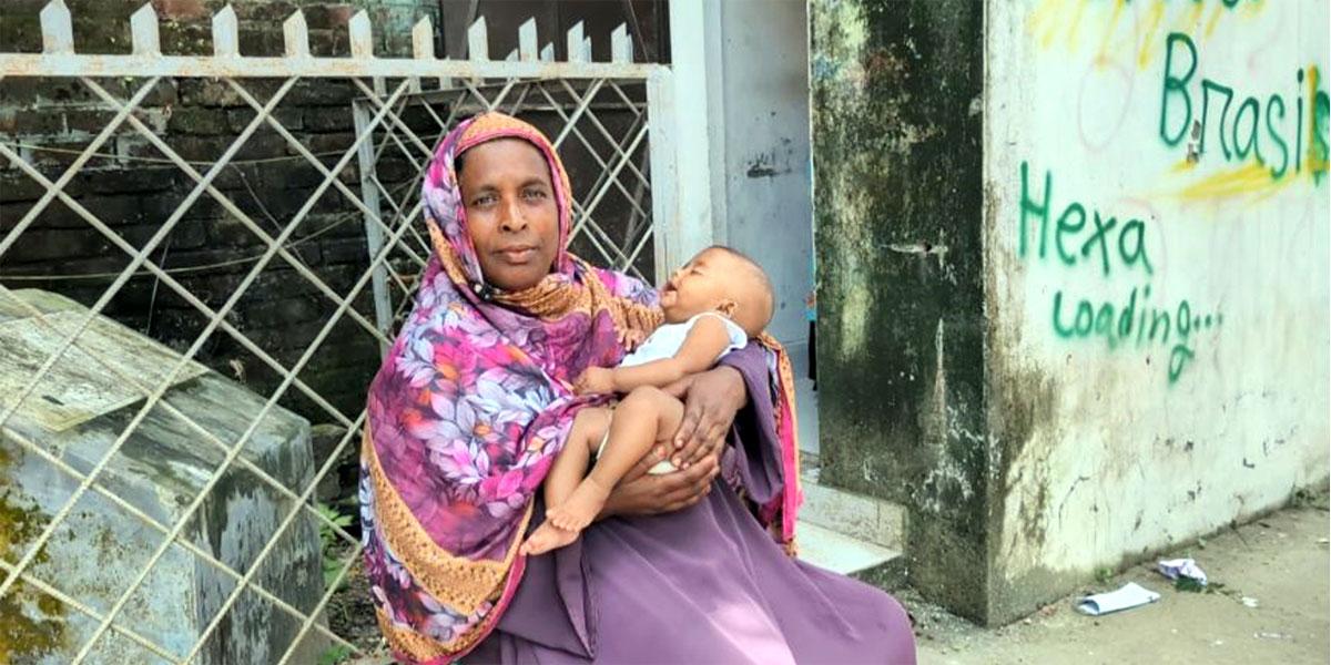 শেরপুরে শাশুড়ির ভরসায় পরীক্ষা দিলেন পুত্রবধূ