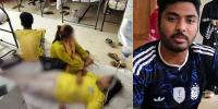 ব্রাজিলের পরাজয়ে অসুস্থ নারীভক্তকে হাসপাতালে নিলেন আর্জেন্টিনা সমর্থক