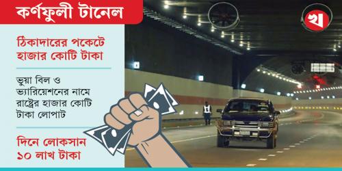 কর্ণফুলী টানেল: নিয়ম ভেঙে লুটপাটের মহোৎসব