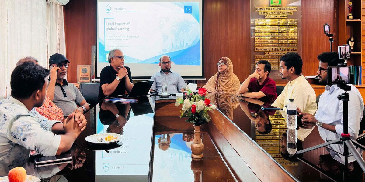 ইবিতে 'লোক্যাল ইমপ্যাক্ট অব গ্লোবাল লার্নিং' বিষয়ক প্রেস কনফারেন্স