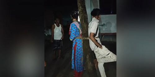 রাজবাড়ীতে তরুণ-তরুণীকে বেঁধে পিটিয়ে বিয়ে