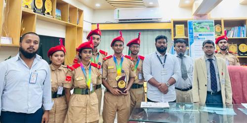 লিডিং ইউনিভার্সিটি বিএনসিসি প্লাটুনের কালেক্টিভ ক্যাম্পে গৌরবময় অর্জন