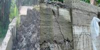 বাউফলে উদ্বোধনের আগেই কোটি টাকার সেতুতে ফাটল