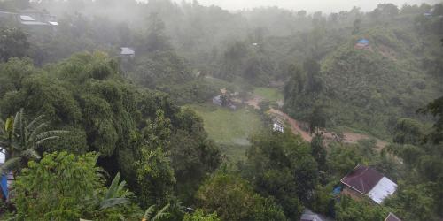 রাঙামাটিতে বৃষ্টিপাতে জনজীবন বিপর্যস্ত, পাহাড়ধসের শংকা