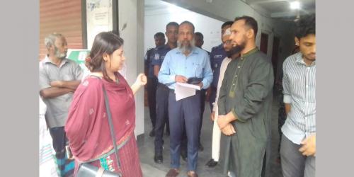 হরিণাকুণ্ডুতে লাইসেন্সবিহীন অবৈধ ডায়াগনস্টিক সিলগালা