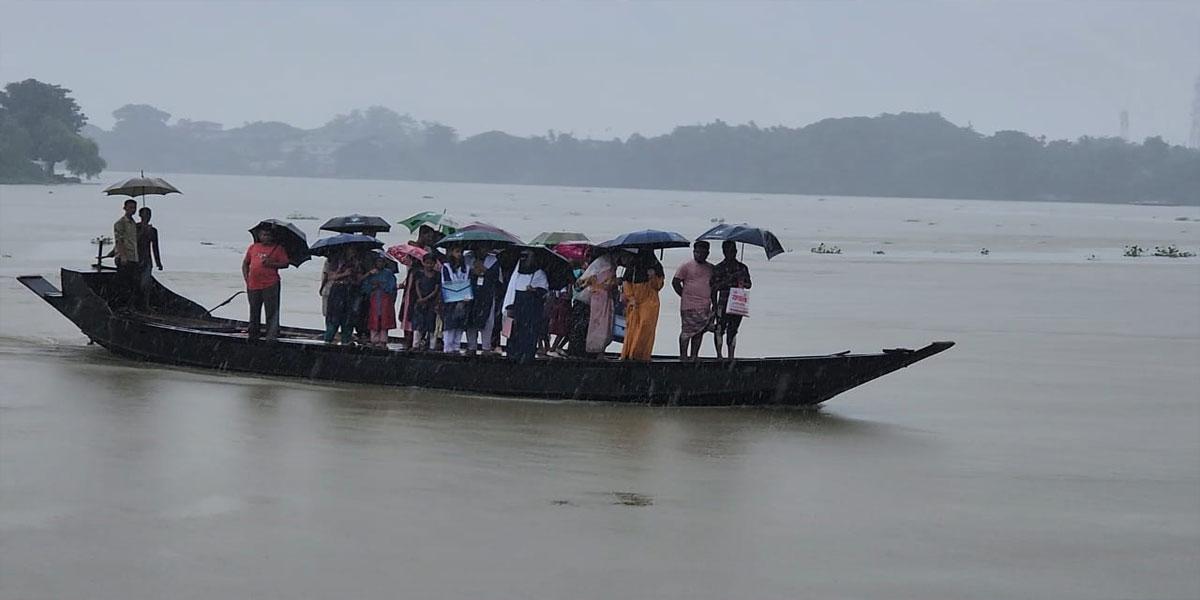 সুনামগঞ্জে বছরের সর্বোচ্চ বৃষ্টিপাত রেকর্ড